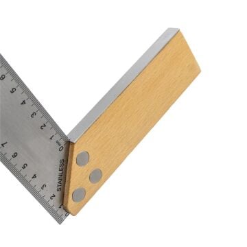 Narex 896401 Ahşap Saplı Paslanmaz Çelik L Gönye 250 mm