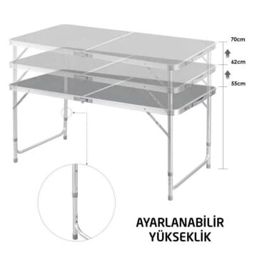 Rox Camping Katlanır Kamp Masası 120cm