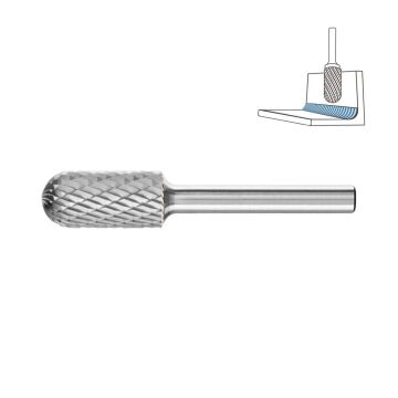 Tungsten Karbür Kalıpçı Freze C Formu 12x25 mm (Sap: 6mm)