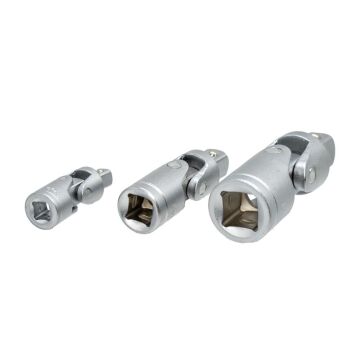 6548 Üniversal Lokma Mafsal Seti 1/4''-3/8''-1/2'' (3 Parça)