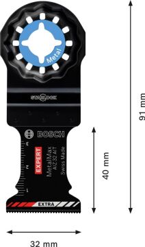 BOSCH Expert MetalMax AIZ 32 AIT Metal Raspa Bıçağı