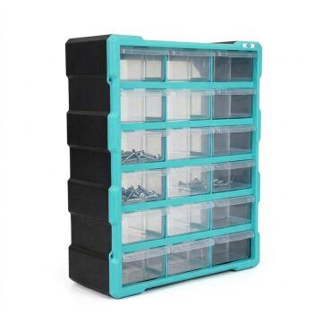 KKD5118 Dikey Monoblok Organizer Çekmece Seti 18'li