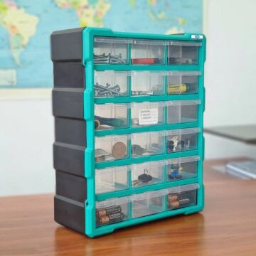 KKD5118 Dikey Monoblok Organizer Çekmece Seti 18'li
