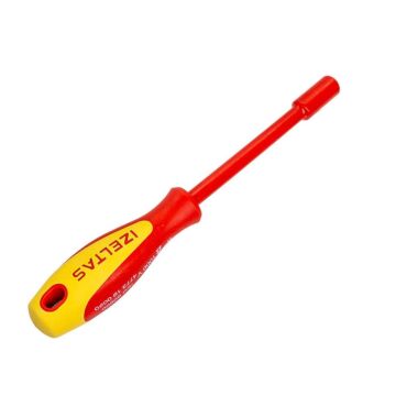 İzeltaş 4773190090 1000V Süngüsü İzoleli Lokma Uçlu Tornavida 9 mm