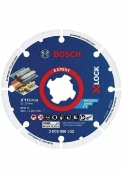 BOSCH Expert 115 mm Elmas Metal Kesme Diski X-LOCK
