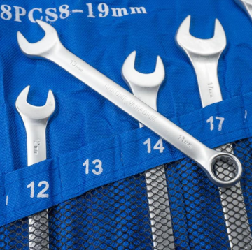 6138 Kombine Anahtar Takımı 8-19 mm 8 Parça