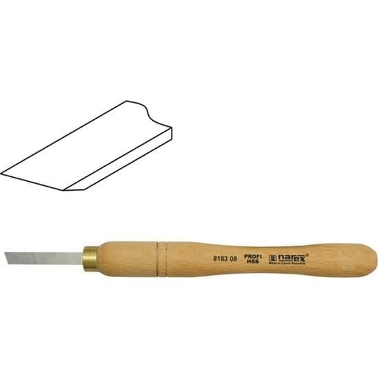Narex Ahşap Torna Bıçağı  Eğri Sağ Ağız 14x105mm