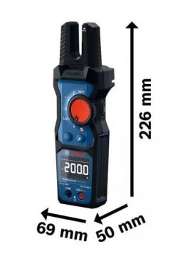 BOSCH GFM 1000-15 Çatal Tip Başlıklı Dijital Pens Ampermetre ve Multimetre Elektrik Ölçüm Aleti