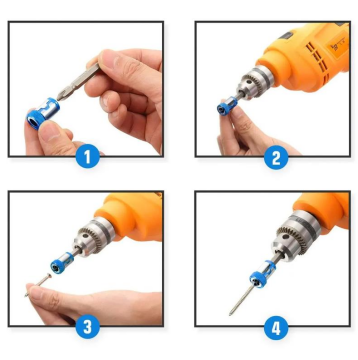 6134 Bits Uçlar için Mıknatıslı Vida Tutucu Halka