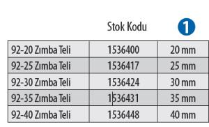 Red Hit 92-20 Zımba Telleri 20 mm