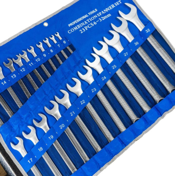 6014 Kombine Anahtar Takımı 6-32 mm 23 Parça (Bez