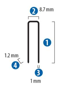 Red Hit 92-35 Zımba Telleri 35 mm