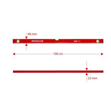 Rox 0351 Mıknatıslı Alüminyum Su Terazisi 100 cm