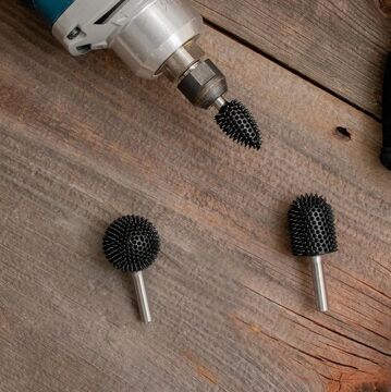 Kutzall 14XKIT01 Ekstra Kalın Diş Ahşap Törpü Seti 3 Parça (Sap: 6.3mm)