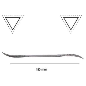 Narex Heykel Traş Törpü Eğe Tip4 Üçgen