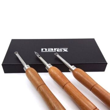 Narex 859600 Karbür Elmas Uçlu Mini Ahşap Torna Bıçak Seti 3 Parça