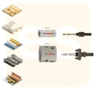 BOSCH PRO MultiMaterial HSS Bi-Metal Delik Açma Testeresi Panç (Ölçü Seçiniz)