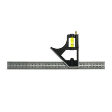 6477 Su Terazili Ayarlı Gönye 300 mm (45° - 90°)