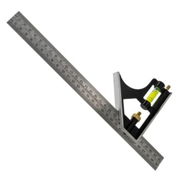 6477 Su Terazili Ayarlı Gönye 300 mm (45° - 90°)
