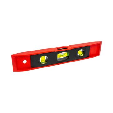 6474 PVC Mini Mıknatıslı Su Terazisi 225 mm (3 Tüplü)