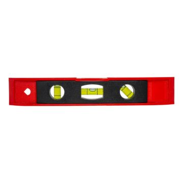 6474 PVC Mini Mıknatıslı Su Terazisi 225 mm (3 Tüplü)