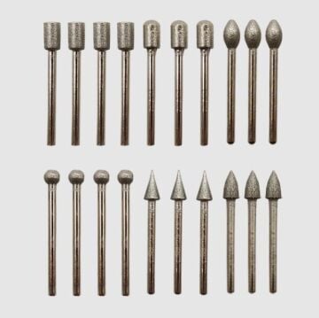 Elmas Camcı Taşcı Gravür Freze Taşlama Uç Seti 20 Parça