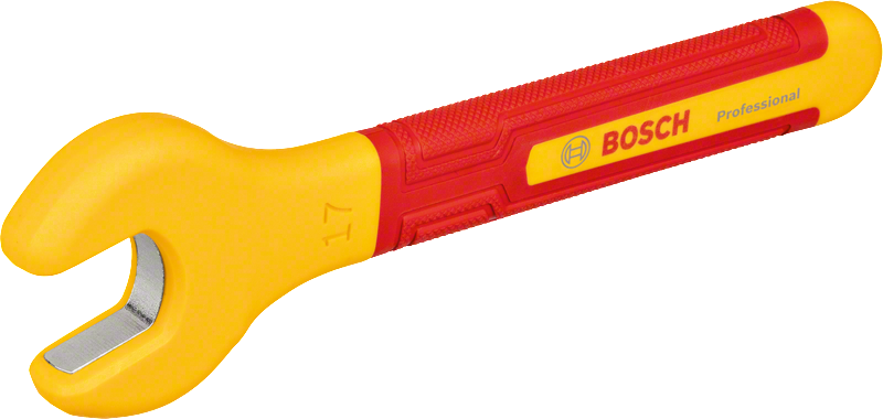 BOSCH Profesyonel İzoleli 1000 Volt Çatal Ağız Tek Anahtar 17 mm (1600A02NF2)