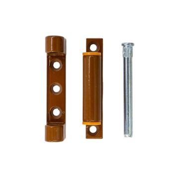 MK075 PVC Kapı Pencere Pimapen Menteşesi 75 mm - Açık Kahve