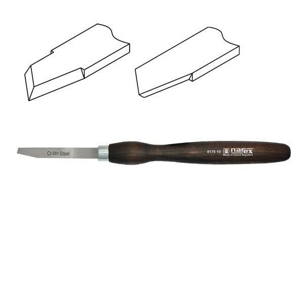 NAREX 817510 Ahşap Torna Bıçağı Kare Sonlu Sağ Ağız 14x105 mm