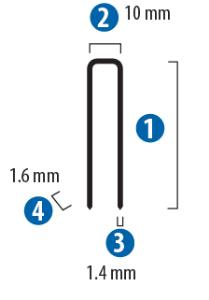 Red Hit N100-20 Zımba Teli 20 mm
