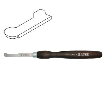 NAREX 817610 Ahşap Torna Bıçağı Yuvarlak Kesici Sol Ağız 14x105 mm