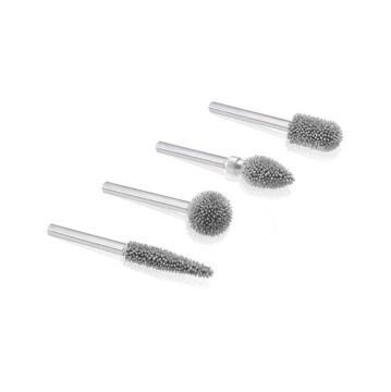 Kutzall 18CKIT01 Kalın Diş Ahşap Törpü Seti 4 Parça (Sap: 3.1mm)