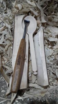 NAREX 822820 Profi Ahşap Kaşık ve Kuksa Oyma Iskarpelası 20 mm