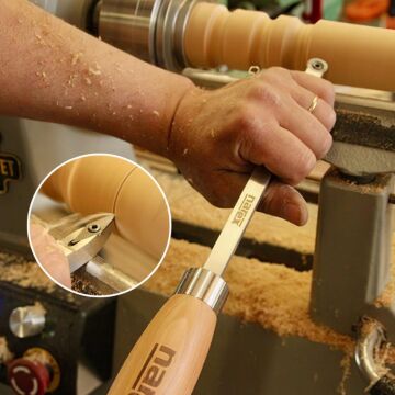 Narex 819501 Karbür Elmas Uçlu Uzun Ahşap Torna Bıçağı Yuvarlak Tip