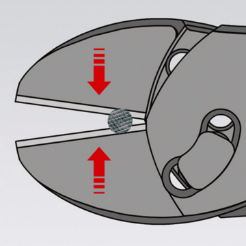 KNIPEX TwinForce Yan Keski 180 mm (7372180)