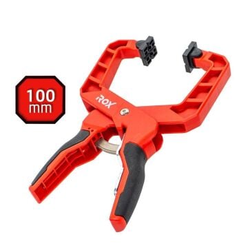 Rox 0355 Cırcırlı Hızlı Mandal Tip Kıskaç İşkence 100 mm