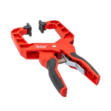 Rox 0355 Cırcırlı Hızlı Mandal Tip Kıskaç İşkence 100 mm