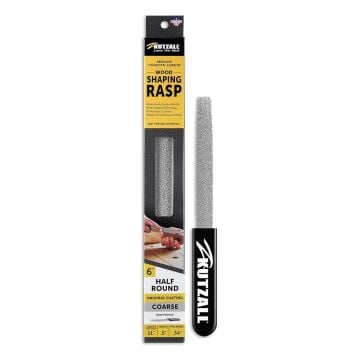 Kutzall HR6330 Yarım Yuvarlak Karbür Kalın Diş Ahşap Törpü 150 mm
