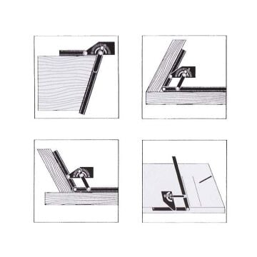 Rox Wood 0102 Çok Fonksiyonlu Dereceli Gönye İletki 23cm x 50cm