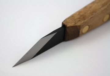 NAREX 822520 Profi Ahşap Yontma Bıçağı Eğri Carving Knife 40x12 mm