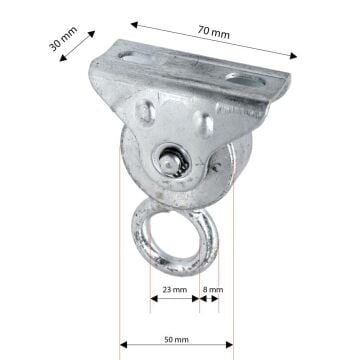 SM050 Salıncak Makarası 50 mm