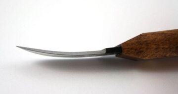 NAREX 822540 Profi Ahşap Yontma Bıçağı Bükülmüş Carving Knife 40x12 mm