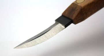 NAREX 822540 Profi Ahşap Yontma Bıçağı Bükülmüş Carving Knife 40x12 mm
