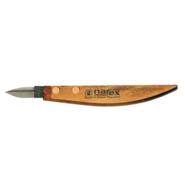 NAREX 822540 Profi Ahşap Yontma Bıçağı Bükülmüş Carving Knife 40x12 mm