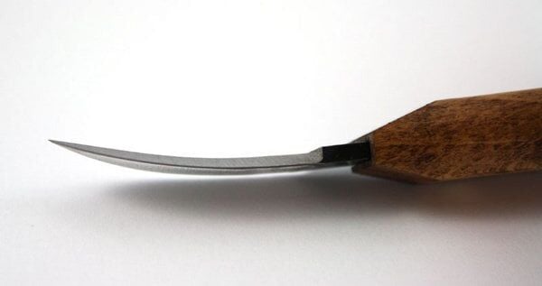 NAREX 822540 Profi Ahşap Yontma Bıçağı Bükülmüş Carving Knife 40x12 mm