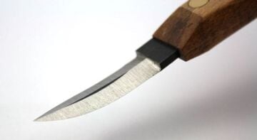 NAREX 822540 Profi Ahşap Yontma Bıçağı Bükülmüş Carving Knife 40x12 mm