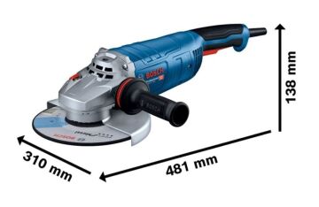 BOSCH GWS 27-180 J Taşlama 2700 Watt 180 mm