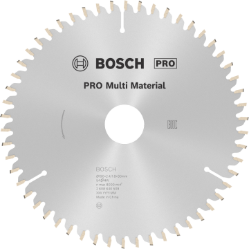 BOSCH Pro MultiMaterial 190x30x2,8 mm 54 Diş Elmas Daire Testere Bıçağı