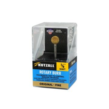 KUTZALL S-38-EG İnce Diş Yuvarlak Törpü (3.1 mm Sap)