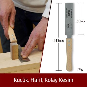 Suizan SFL004 Mini Flush Cut Çift Taraflı Japon Testeresi 15 cm